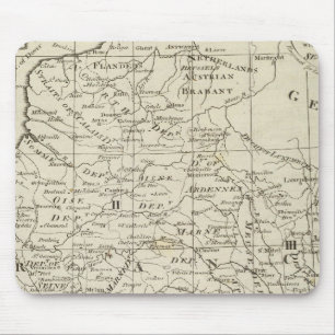 Tapis De Souris Carte du siège de la guerre en France
