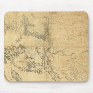 Tapis De Souris Carte du territoire des États-Unis