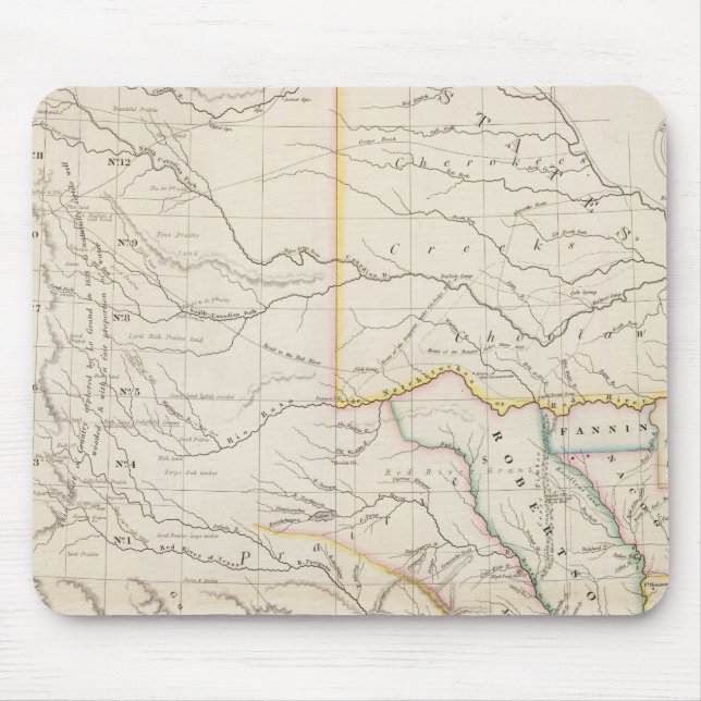 Tapis De Souris Carte du Texas (Devant)