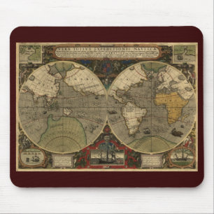 Tapis De Souris Carte du Vieux-Monde antique