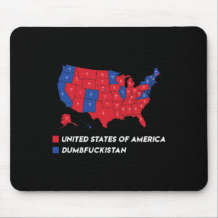 Tapis De Souris Carte Électorale 2024 Etats-Unis D'Amérique Dumbfo