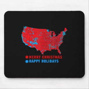 Tapis De Souris Carte électorale 2024 Joyeux Noël Trump