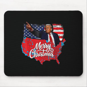 Tapis De Souris Carte électorale Trump Joyeux Noël Père Noël H