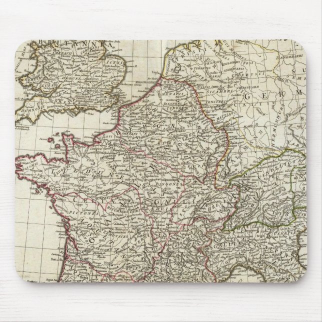 Tapis De Souris Carte européenne classique (Devant)