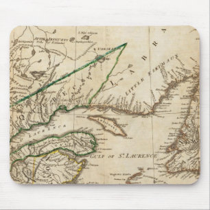 Tapis De Souris Carte générale des colonies britanniques du Nord