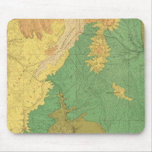 Tapis De Souris Carte Géologique Des Terrasses Mésozoïques