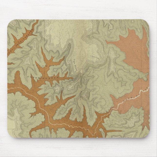 Tapis De Souris Carte Géologique Du Sud 2 (Devant)