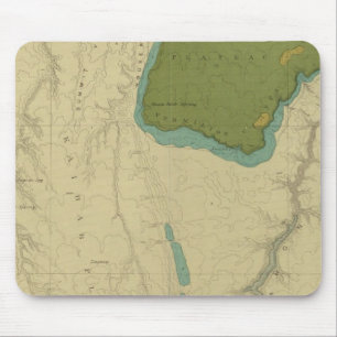 Tapis De Souris Carte Géologique Montrant Le Kanab