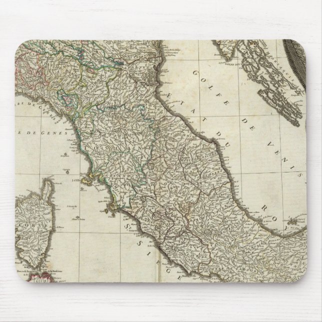Tapis De Souris Carte italienne (Devant)