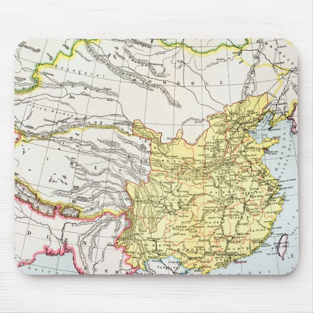 Tapis De Souris CARTE : La CHINE, 1910 (Devant)