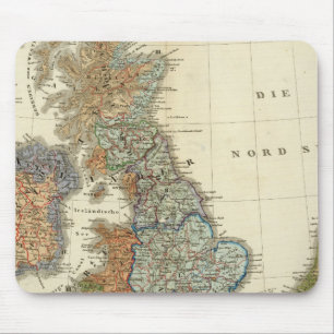 Tapis De Souris Carte linguistique des îles britanniques