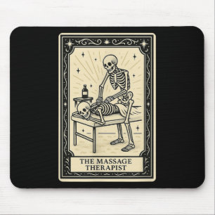 Tapis De Souris Carte Mage Therast Tarot - Halloween Soky Gothi