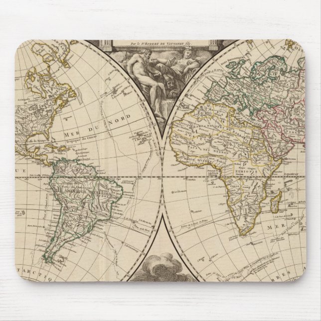 Tapis De Souris Carte mondiale 9 (Devant)