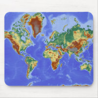 Carte mondiale géographique internationale