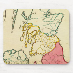Tapis De Souris Carte plaine des îles britanniques