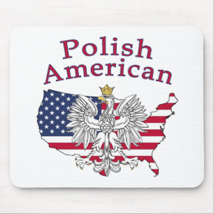 Tapis De Souris Carte polonaise américaine