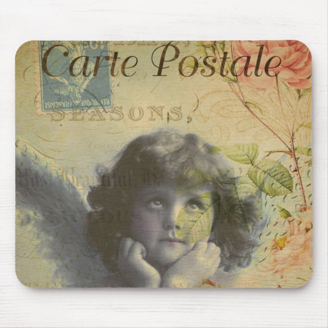 Tapis De Souris Carte postale française (Devant)