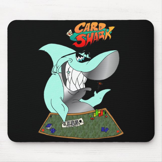 Tapis De Souris Carte Shark Mousepad (Devant)
