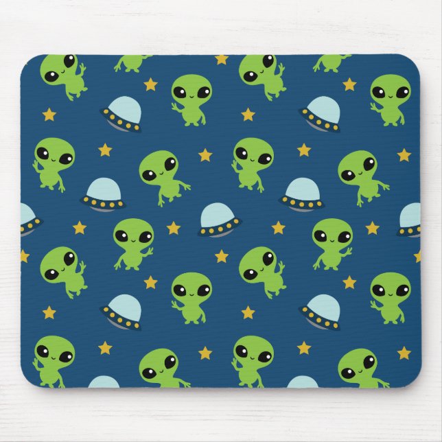 Tapis De Souris Carte souris Alien (Devant)