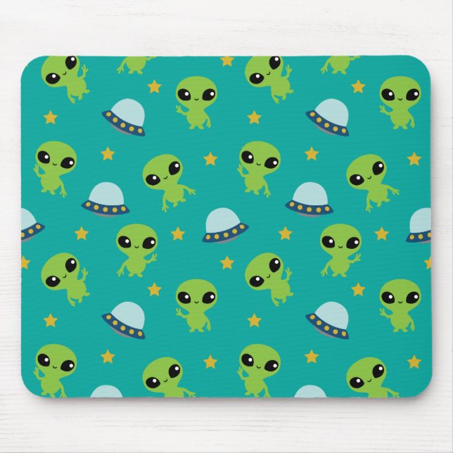 Tapis De Souris Carte souris Alien (Devant)