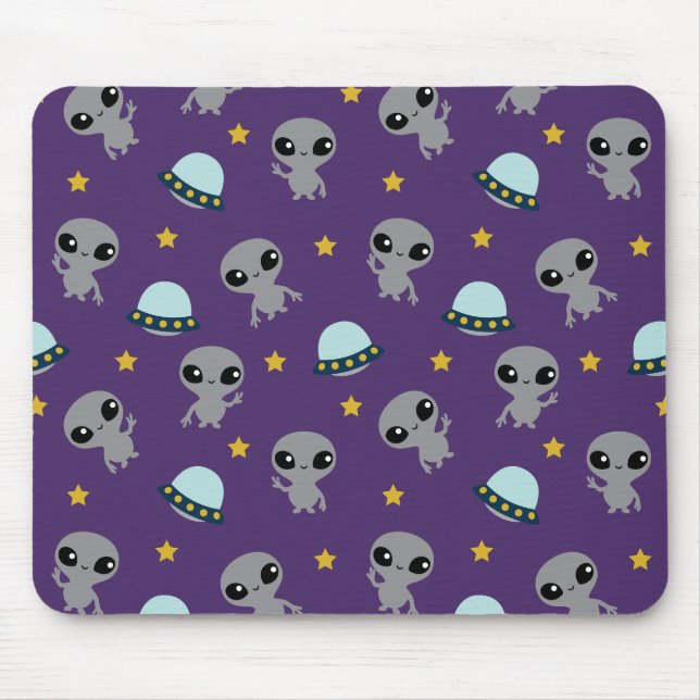 Tapis De Souris Carte souris Alien (Devant)