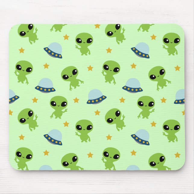 Tapis De Souris Carte souris Alien (Devant)