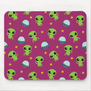 Tapis De Souris Carte souris Alien