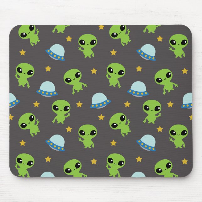 Tapis De Souris Carte souris Alien (Devant)
