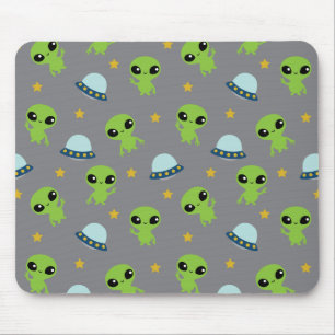 Tapis De Souris Carte souris Alien