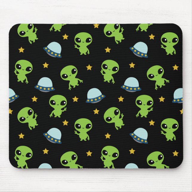 Tapis De Souris Carte souris Alien (Devant)