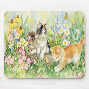 Tapis De Souris Carte souris Kittens