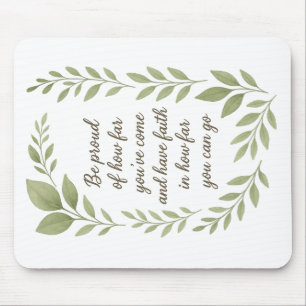 Tapis De Souris Carte souris motivationnelle et inspirante