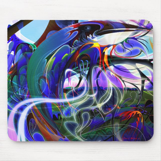 Tapis De Souris Carte souris 'Raptor' (Devant)