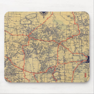 Tapis De Souris Carte standard du Minnesota