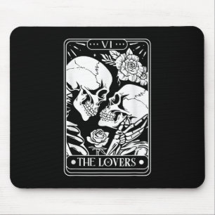 Tapis De Souris Carte Tarot Les Amateurs Vintage Squelette Goth Ha