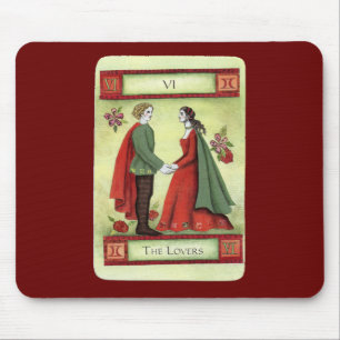 Tapis De Souris Carte tarot "Les Amoureux"