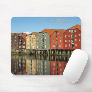 Tapis De Souris Carte Trondheim Norvège