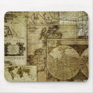 Tapis De Souris Cartes anciennes du monde