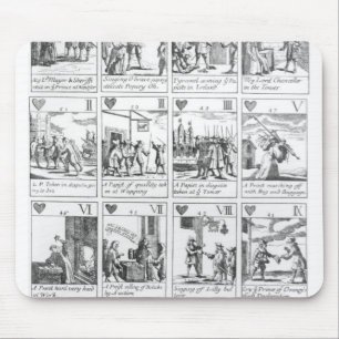 Tapis De Souris cartes de jeu Anti-catholiques commémorant
