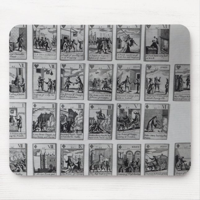 Tapis De Souris Cartes de jeu dépeignant des épisodes (Devant)