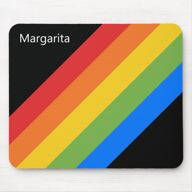 Tapis De Souris Cartes de souris personnalisées de 6 couleurs (Devant)