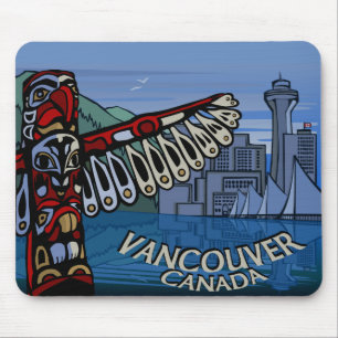 Tapis De Souris Cartes de souris souvenirs Vancouver Cadeaux de to