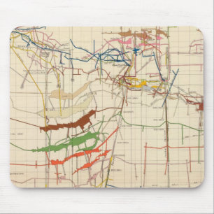 Tapis De Souris Cartes des mines de charbon numéro VI