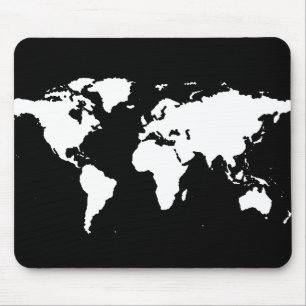 Tapis De Souris cartes du monde ~ couleur personnalisable