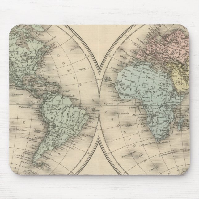 Tapis De Souris Cartes mondiales (Devant)