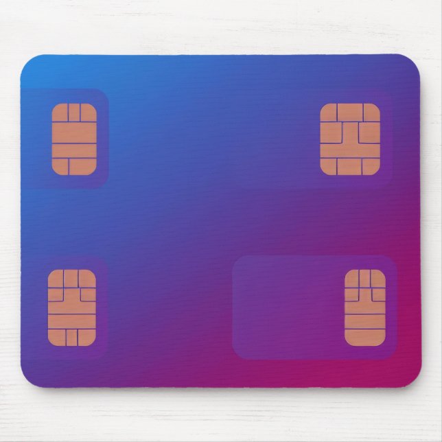 Tapis De Souris Cartes Sim (Devant)
