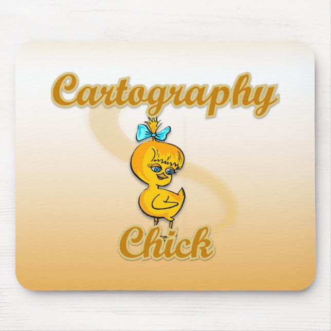 Tapis De Souris Cartographie Chick (Devant)