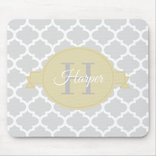 Tapis De Souris Carton de souris personnalisé jaune