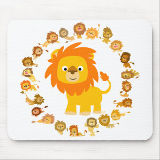 Tapis De Souris Carton Lion Mandala mousepad