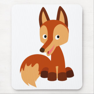 Tapis De Souris Carton mignon Fox Mousepad